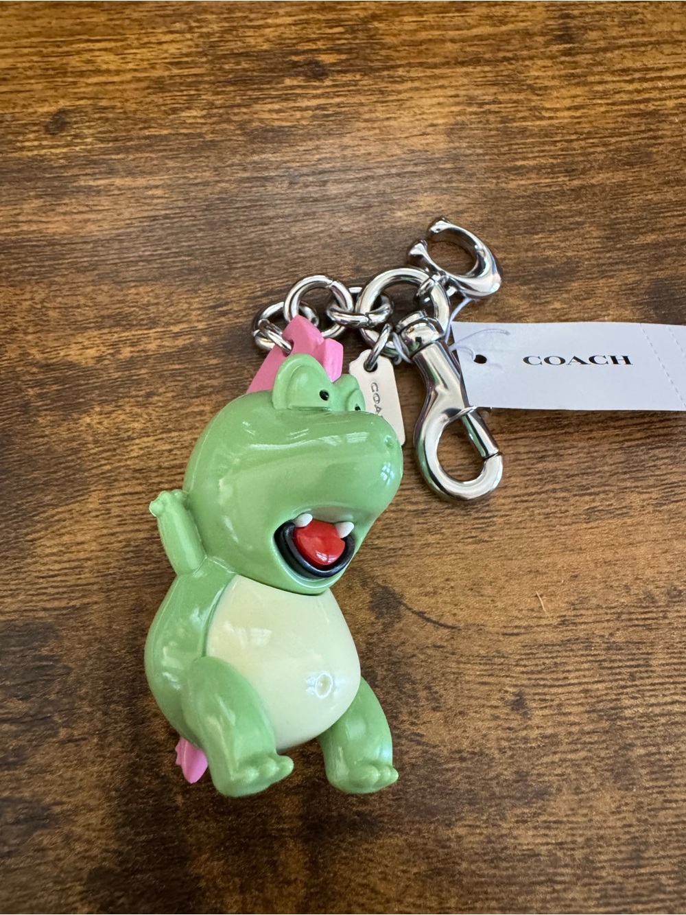 COACH x Brain Dead Darby Dino Bag Charm NWT